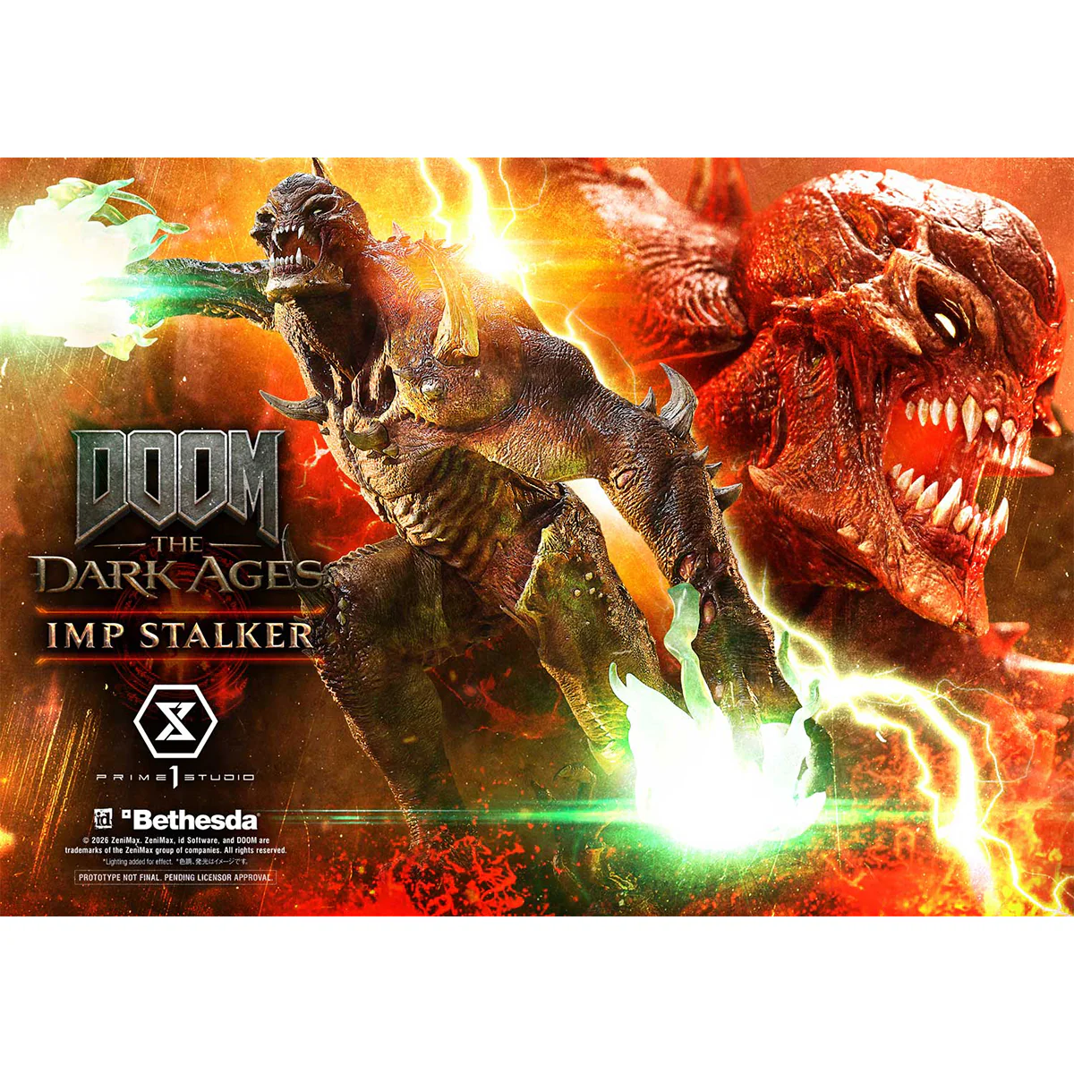 Ultimate Premium Masterline Doom: The Dark Ages Imp Stalker (Bonus Version) (UPMDOOM-02S) Pre-Order Downpayment - Image 9