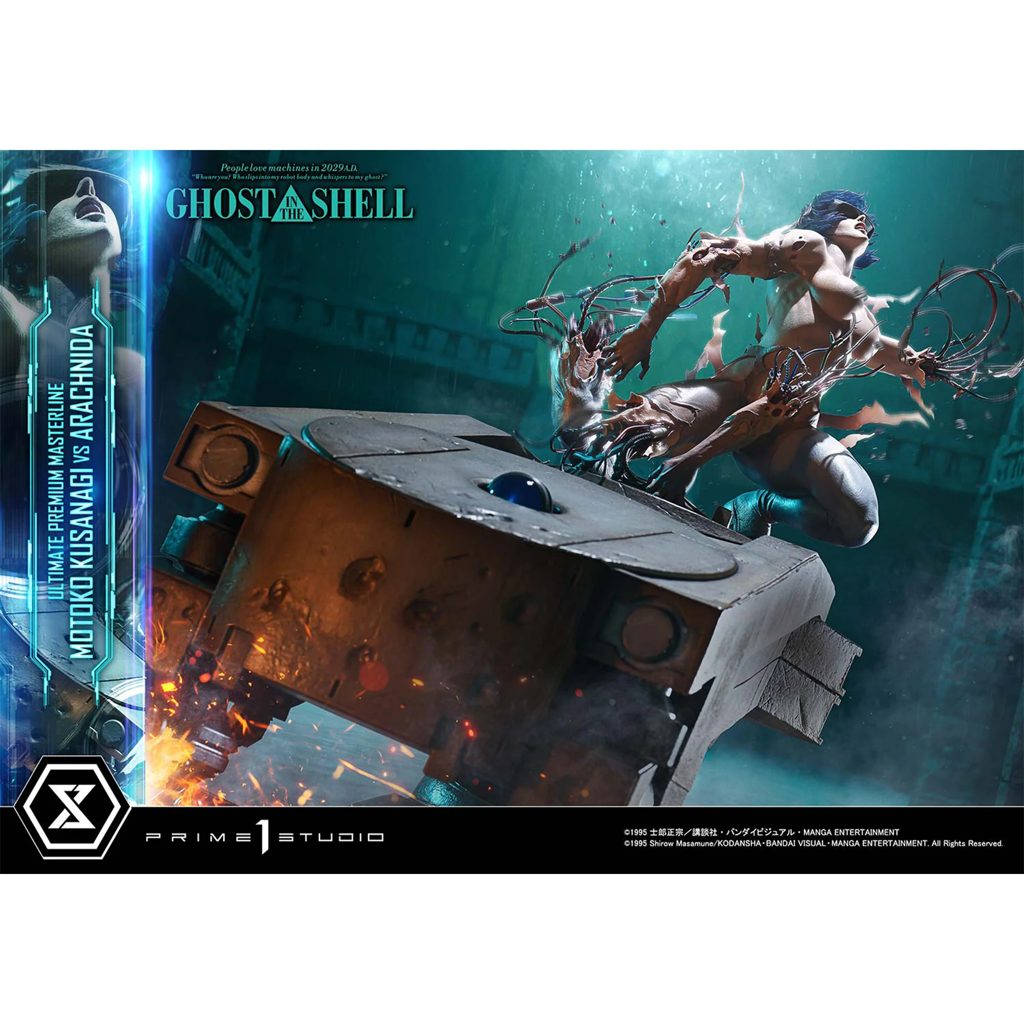 Ultimate Premium Masterline Ghost in the Shell Motoko Kusanagi VS Arachnida (Regular Version) Pre-Order Downpayment - Image 5