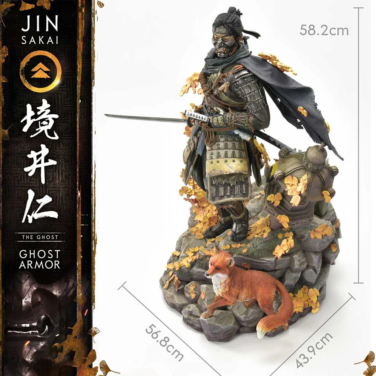 Ultimate Premium Masterline Ghost of Tsushima Jin Sakai, The Ghost - Ghost Armor (Deluxe Version) Pre-Order Downpayment - Image 44