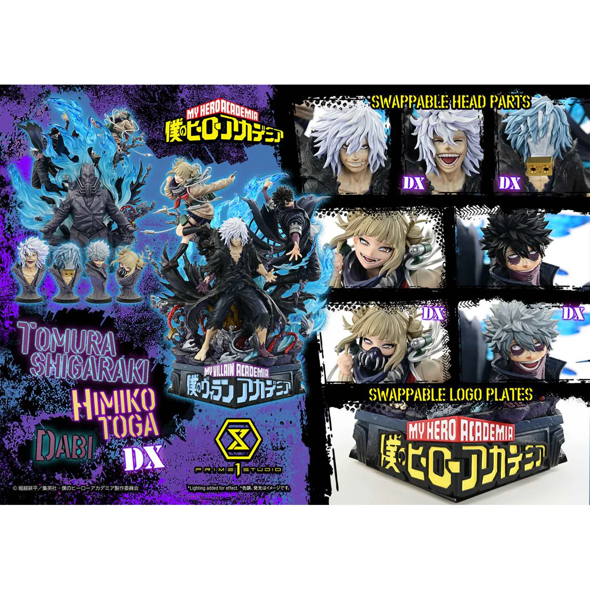Ultimate Premium Masterline My Hero Academia Tomura Shigaraki, Dabi, Himiko Toga (Deluxe Bonus Version) Pre-Order Downpayment - Image 3