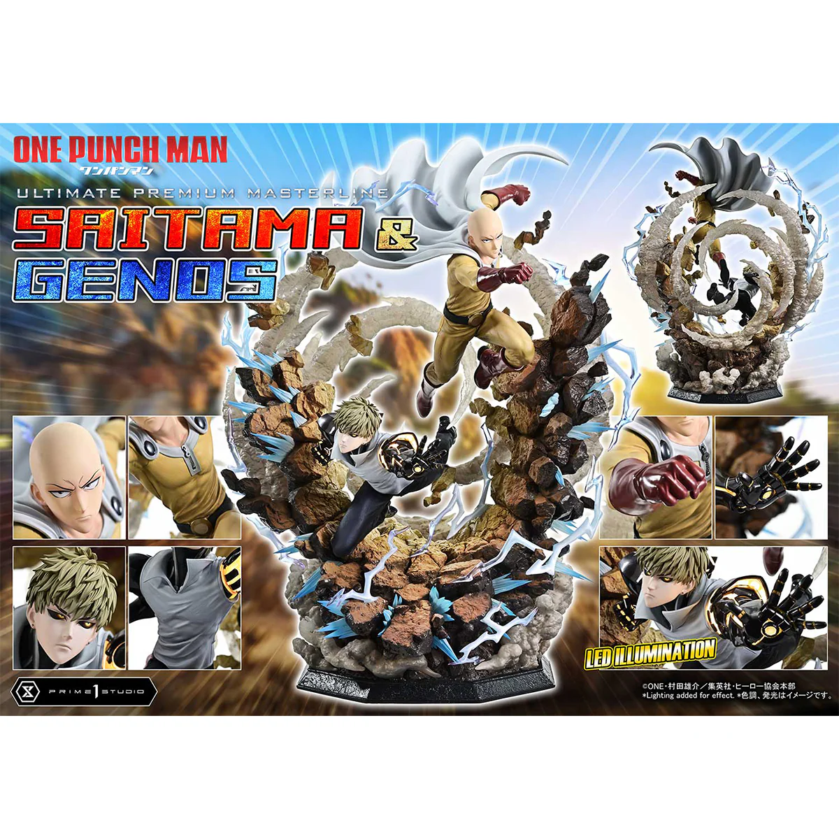 Ultimate Premium Masterline One-Punch Man Saitama & Genos (Deluxe Version) (UPMOPM-01DX) Pre-Order - Image 40