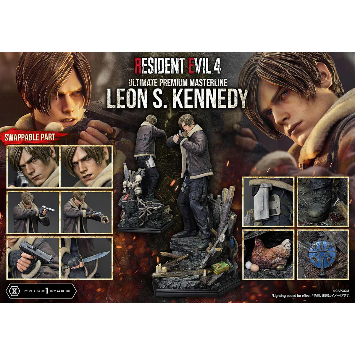 Ultimate Premium Masterline Resident Evil 4 Leon S. Kennedy (Bonus version) Pre-Order Downpayment - Image 41