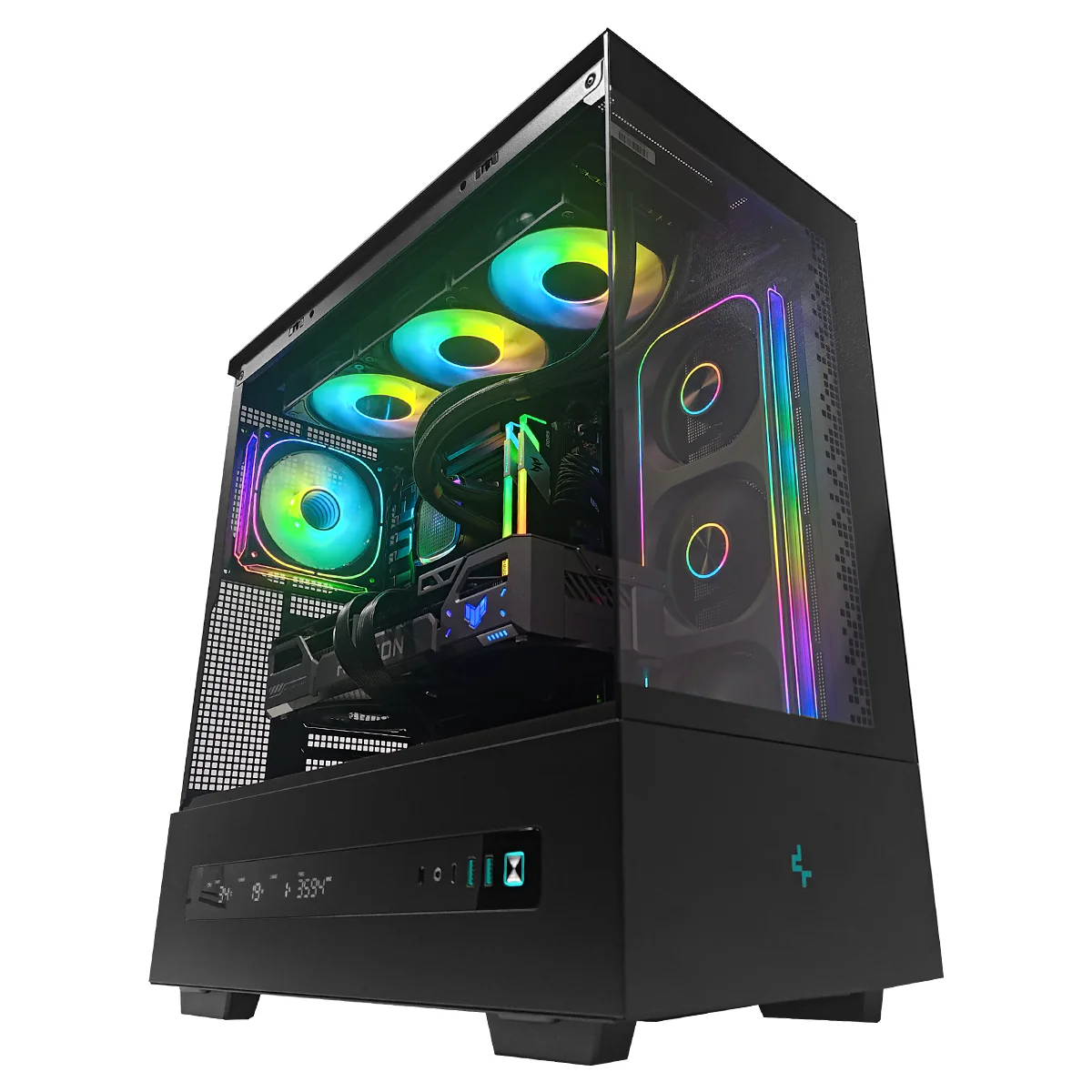 Ultra CH690 Black Desktop Gaming PC | AMD Ryzen 7 9800X3D | 32GB (2x16GB) RAM | 2TB SSD | RX 9070 XT | Windows 11 Pro - Image 9
