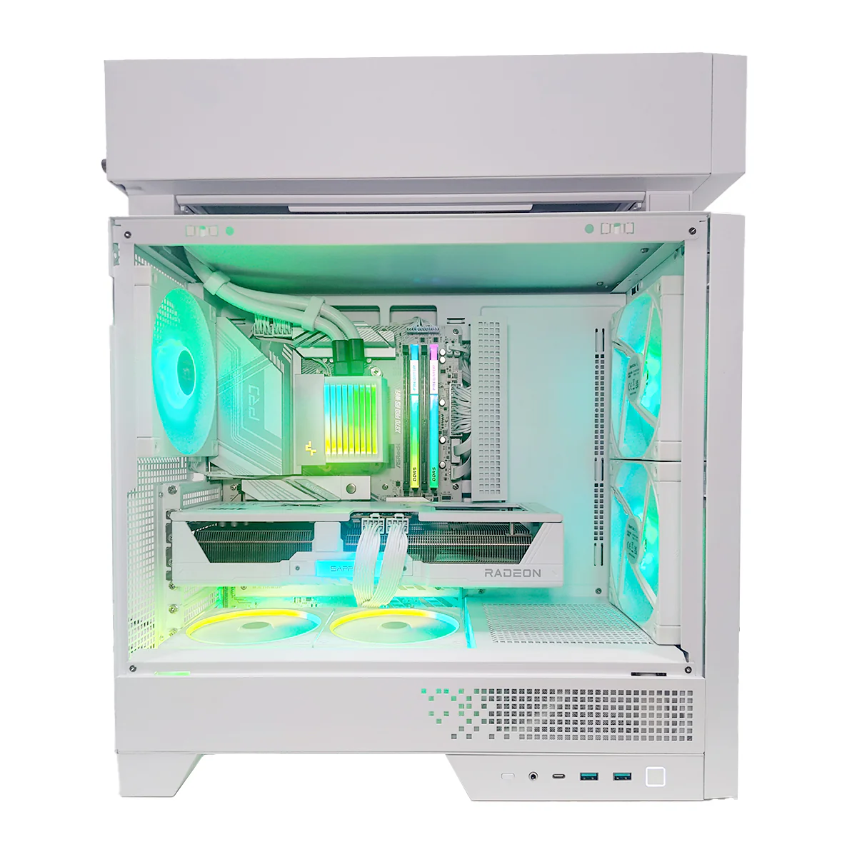 Ultra CL6600 White Gaming PC | AMD Ryzen 7 9850X3D  | 32GB RAM | 2TB SSD | RX 9070 XT | Windows 11 Pro - Image 2