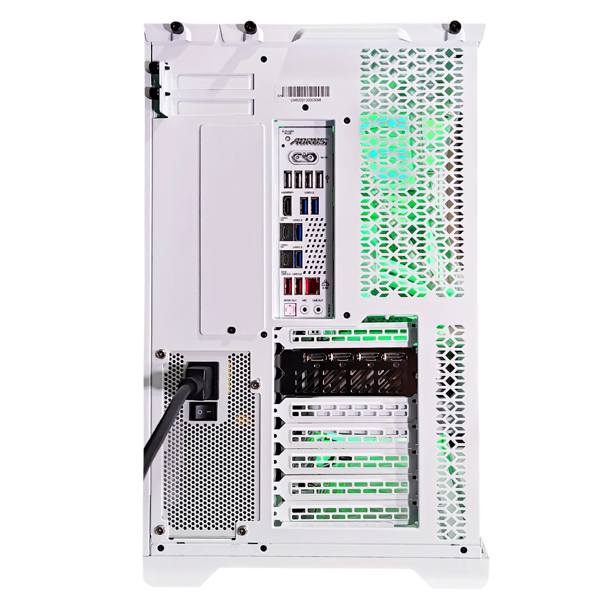 Ultra Magniumgear Neo Qube 2 White Desktop Gaming PC | AMD Ryzen 9 9900X | 64 GB RAM | 2 TB SSD | RTX 4080 Super | Windows 11 Pro - Image 7