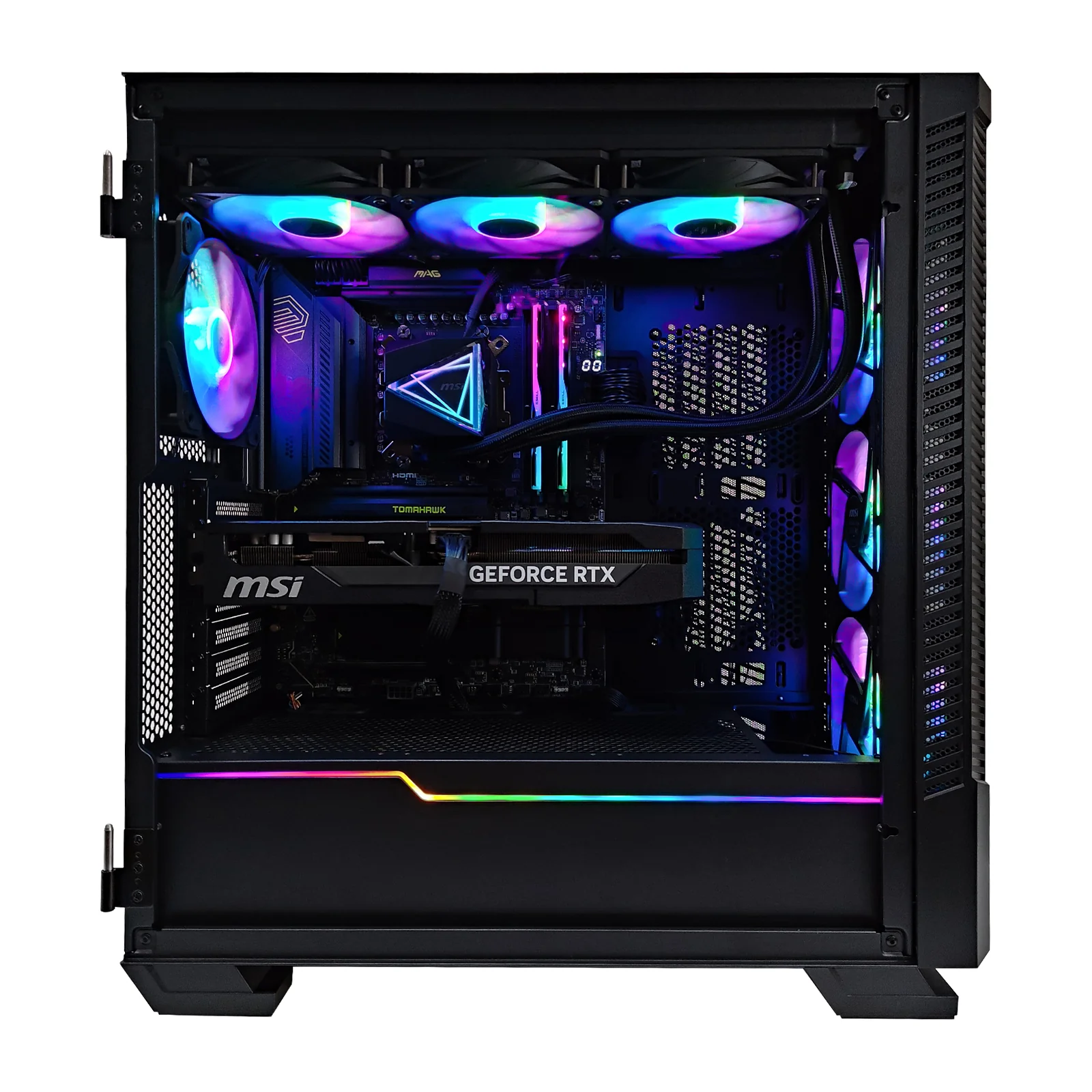 Ultra MSI Velox Black Desktop Gaming PC | AMD Ryzen 9 9900X | 64GB RAM | 1TB SSD | RTX 5080 | Windows 11 Pro - Image 2