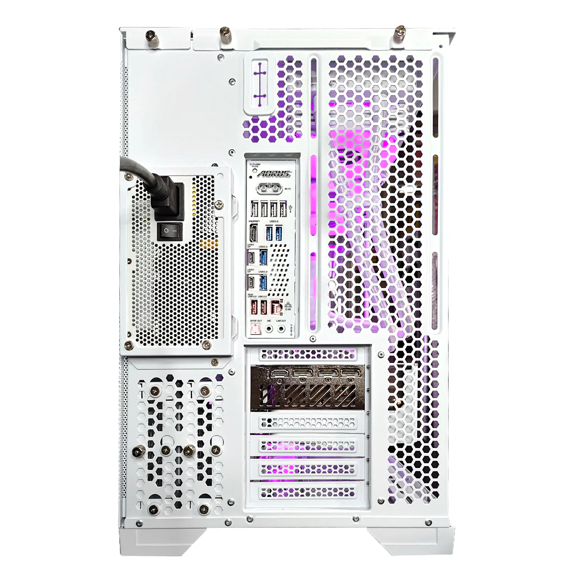 Ultra O11 Vision White Desktop Gaming PC | AMD Ryzen 9 9900X | 64 GB RAM | 2 TB SSD | RTX 4080 Super | Windows 11 Pro - Image 8