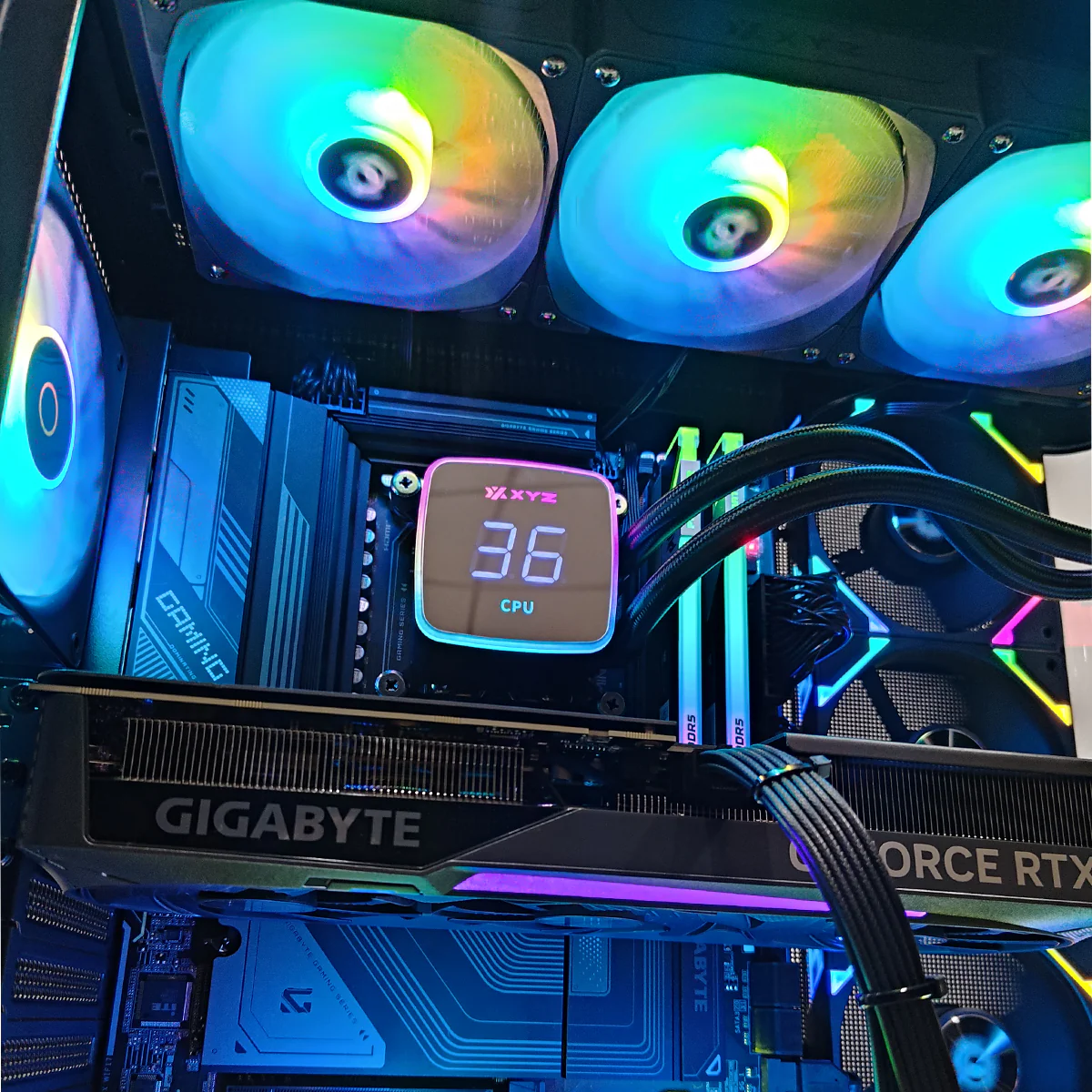 Ultra Quantum Black Desktop Gaming PC | AMD Ryzen 9 9900X | 32GB (2x16GB) RAM | 2TB SSD | RTX 5070 Ti | Windows 11 Pro - Image 5