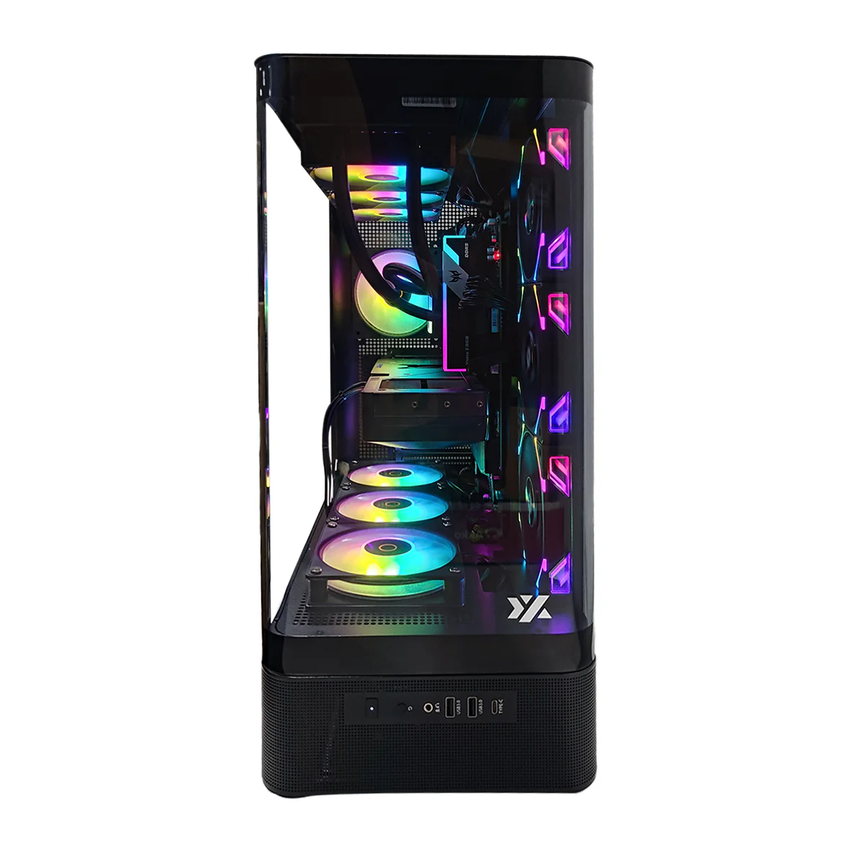 Ultra Quantum Black Desktop Gaming PC | AMD Ryzen 9 9900X | 32GB (2x16GB) RAM | 2TB SSD | RTX 5070 Ti | Windows 11 Pro - Image 6
