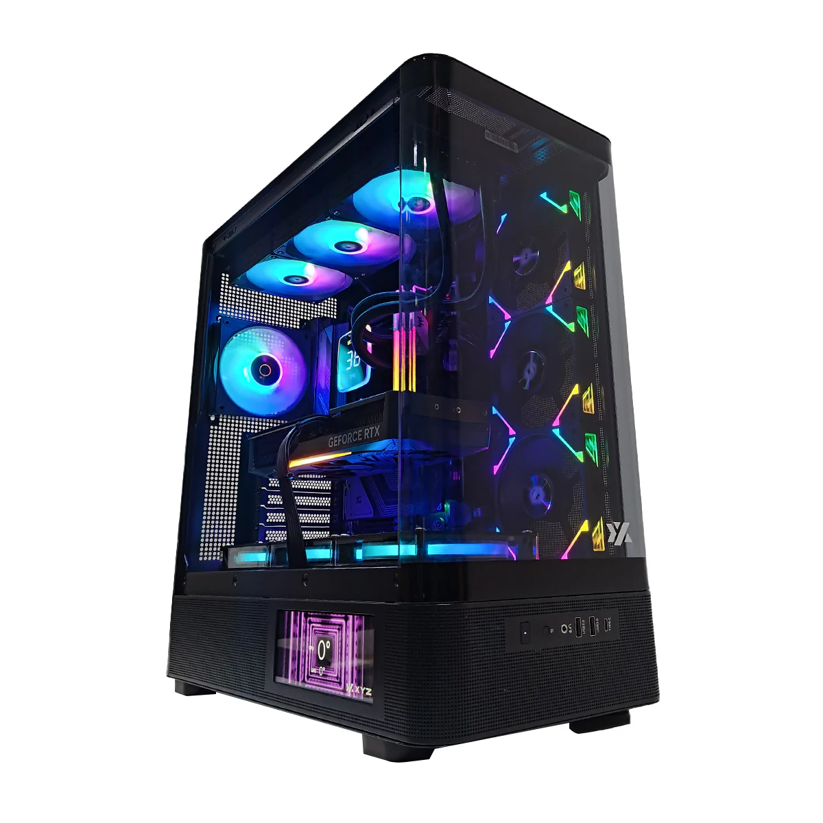 Ultra Quantum Black Desktop Gaming PC | AMD Ryzen 9 9900X | 32GB (2x16GB) RAM | 2TB SSD | RTX 5070 Ti | Windows 11 Pro - Image 9