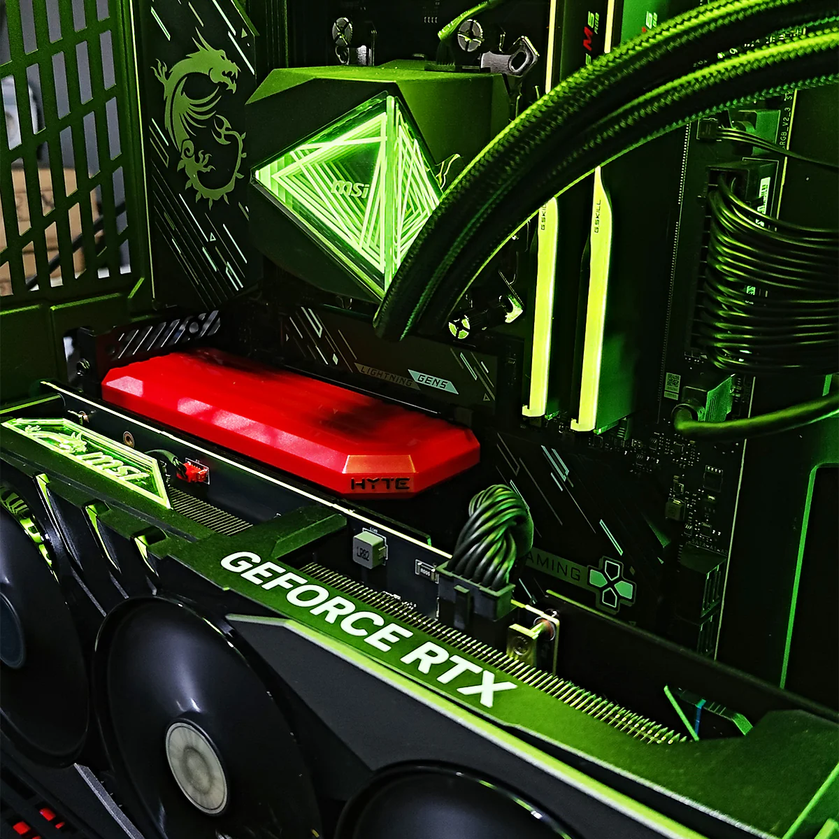 Ultra Y70 Black Cherry Desktop Gaming PC | AMD Ryzen 9 9900X | 64GB RAM | 2TB SSD | RTX 4080 | Windows 11 Pro - Image 3