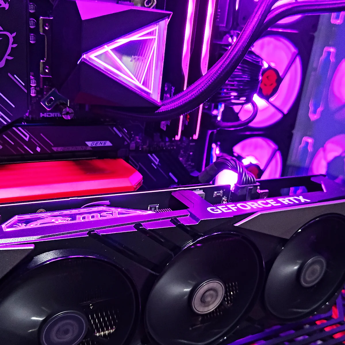 Ultra Y70 Black Cherry Desktop Gaming PC | AMD Ryzen 9 9900X | 64GB RAM | 2TB SSD | RTX 4080 | Windows 11 Pro - Image 4