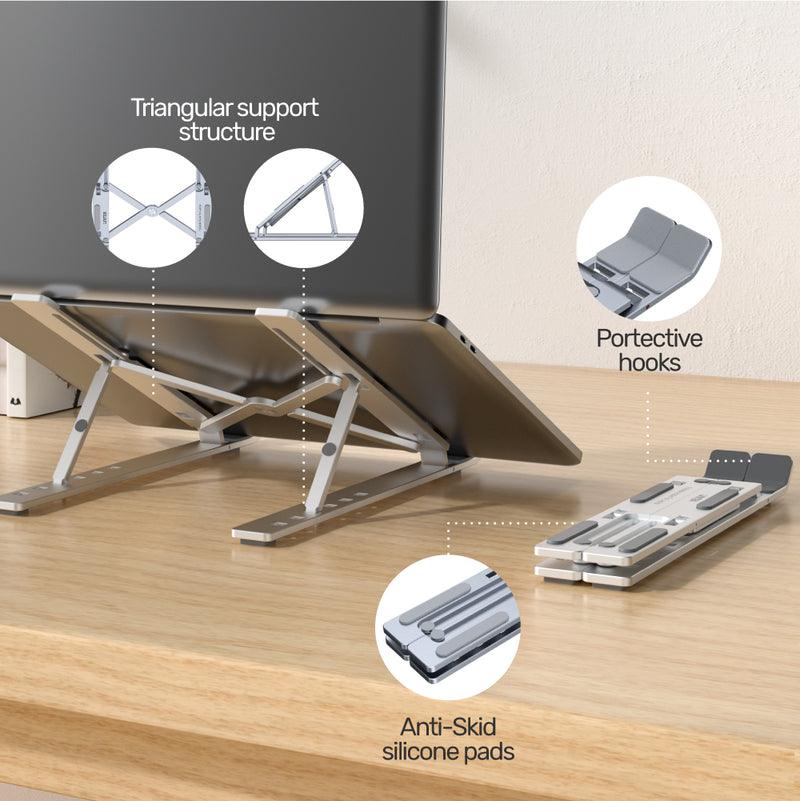 Unitek Mechanical Foldable Laptop Stand (OT155SL) - Image 12