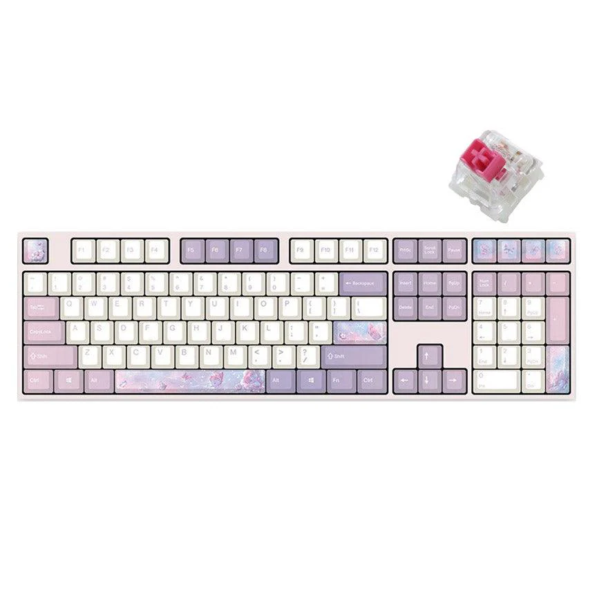 Varmilo VEM108 Dreams On Board Mechanical Keyboard (Varmilo EC Rose V2) (A36A030B0A3A01A028)