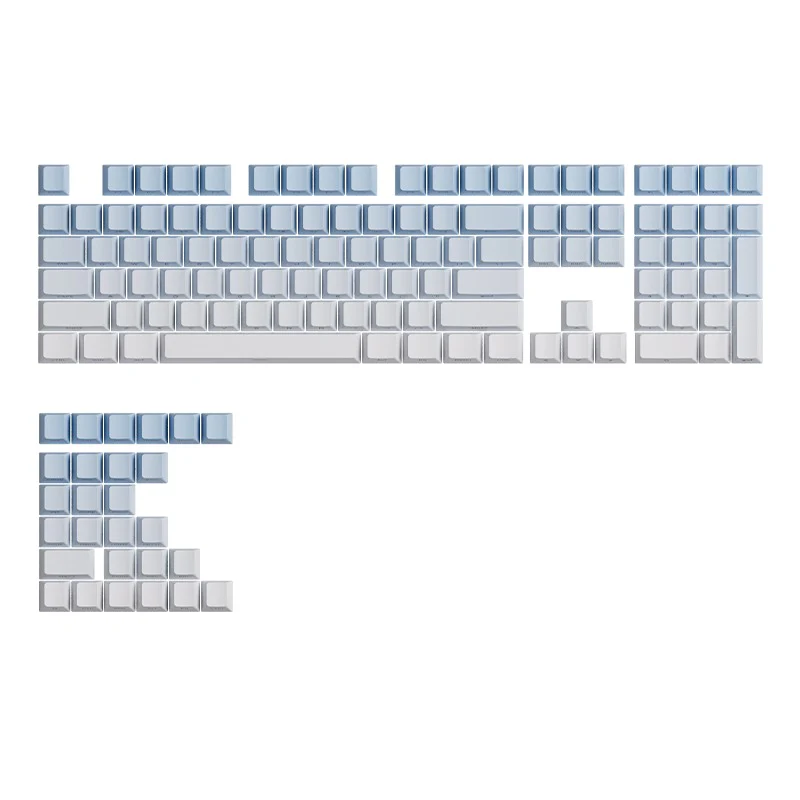 Veekos Keycap Set Cherry Profile 135 Keys (Blue Gradient, Black Gradient, Iris Gradient, Purple Gradient, Blaze Gradient, Forest Gradient, Rose Latte Gradient, Black & Pink Gradient) - Image 2