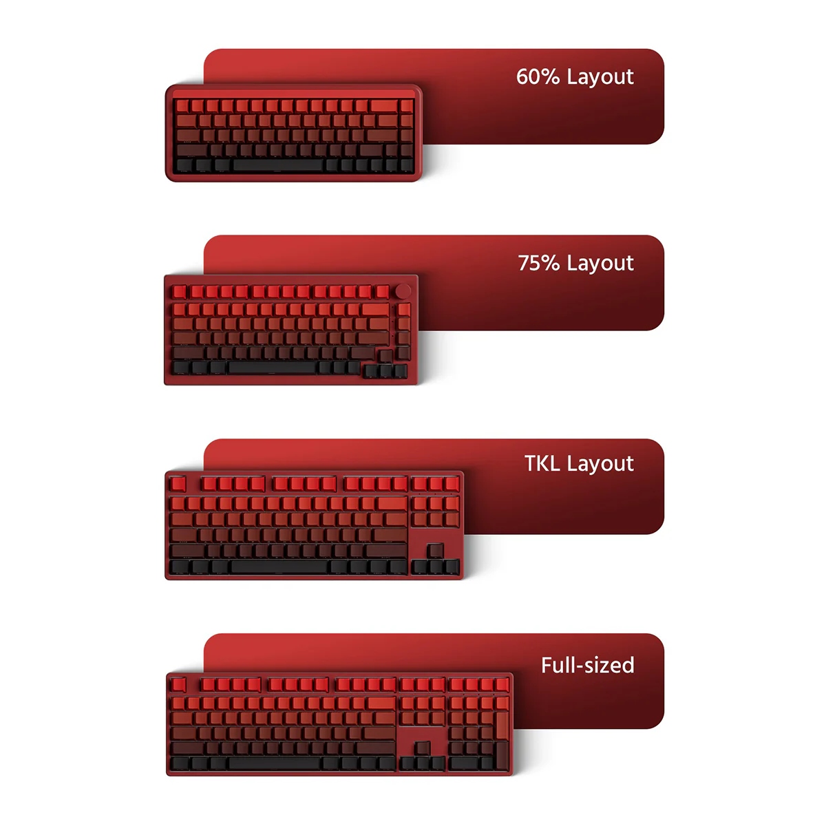Veekos Keycap Set Cherry Profile 135 Keys (Blue Gradient, Black Gradient, Iris Gradient, Purple Gradient, Blaze Gradient, Forest Gradient, Rose Latte Gradient, Black & Pink Gradient) - Image 29