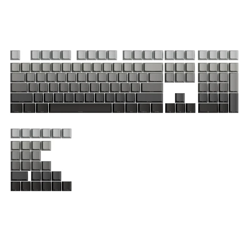 Veekos Keycap Set Cherry Profile 135 Keys (Blue Gradient, Black Gradient, Iris Gradient, Purple Gradient, Blaze Gradient, Forest Gradient, Rose Latte Gradient, Black & Pink Gradient) - Image 7