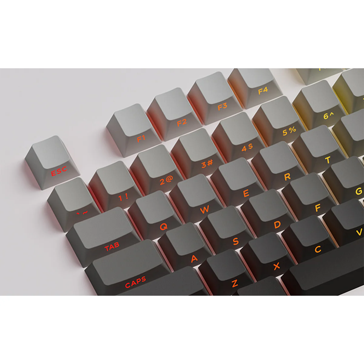 Veekos Keycap Set Cherry Profile 135 Keys (Blue Gradient, Black Gradient, Iris Gradient, Purple Gradient, Blaze Gradient, Forest Gradient, Rose Latte Gradient, Black & Pink Gradient) - Image 8
