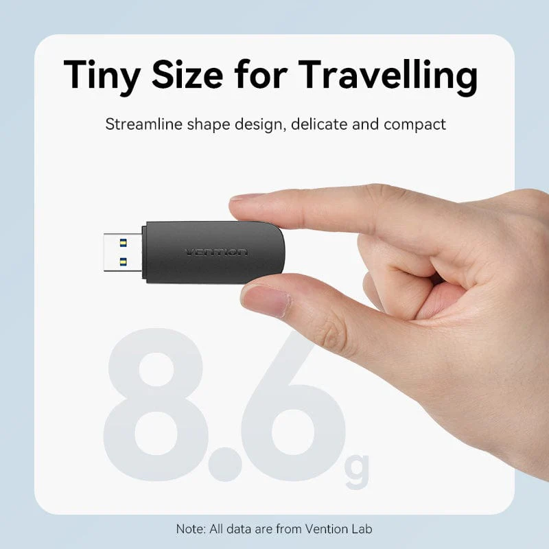 Vention 2-in-1 USB 3.0-A SD & TF Card Reader (CLGB0) - Image 3