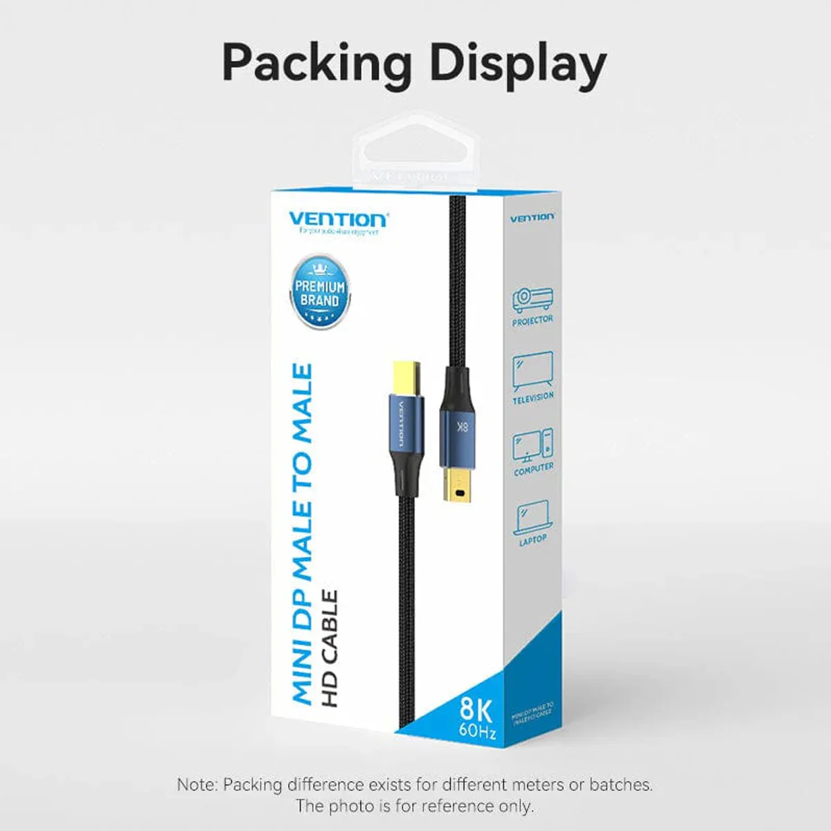 Vention 8K Mini DisplayPort Cable - 2M (HCGLH) - Image 12