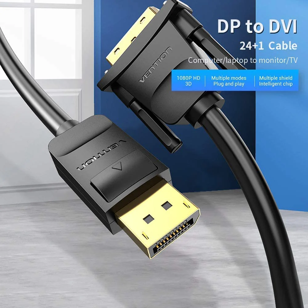 Vention DisplayPort to DVI Cable - 2M (HAFBH) - Image 8
