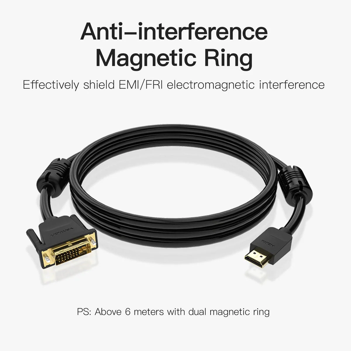 Vention HDMI to DVI Cable - 1.5M (ABFBG) - Image 3