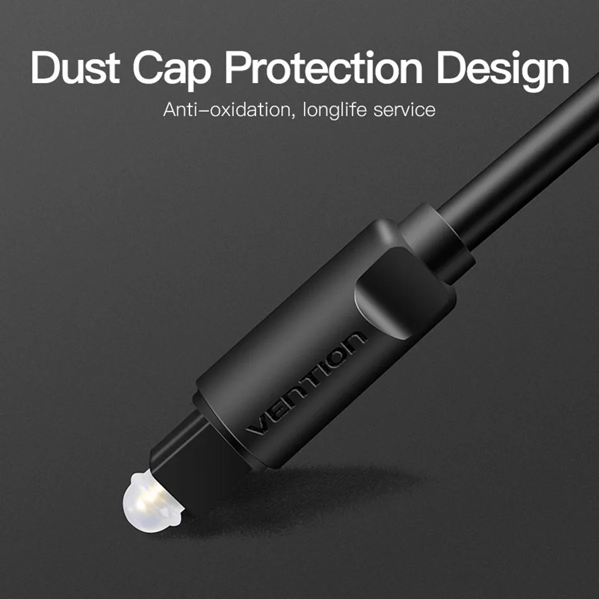 Vention Optical Fiber Audio Cable - (1.5M, 3M, 5M) (BAEBG, BAEBI, BAEBJ) - Image 6