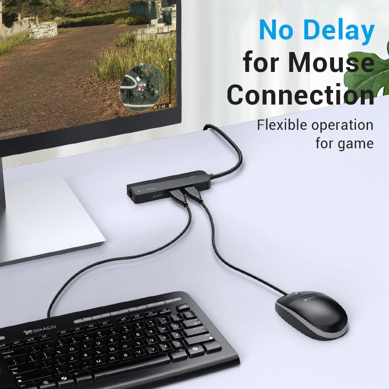 Vention USB 2.0 Ethernet Adapter - USB-A + RJ45 - 0.15M (CEGBB) - Image 11