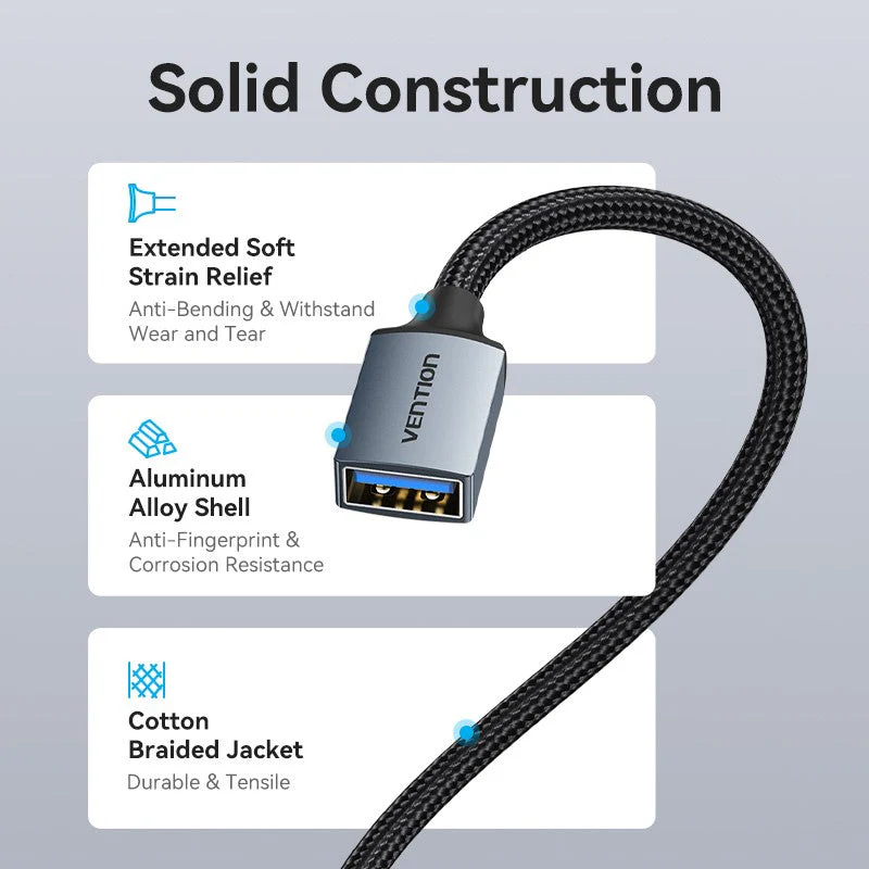 Vention USB 3.0 Extension Cable - 2M (CBLHH) - Image 6
