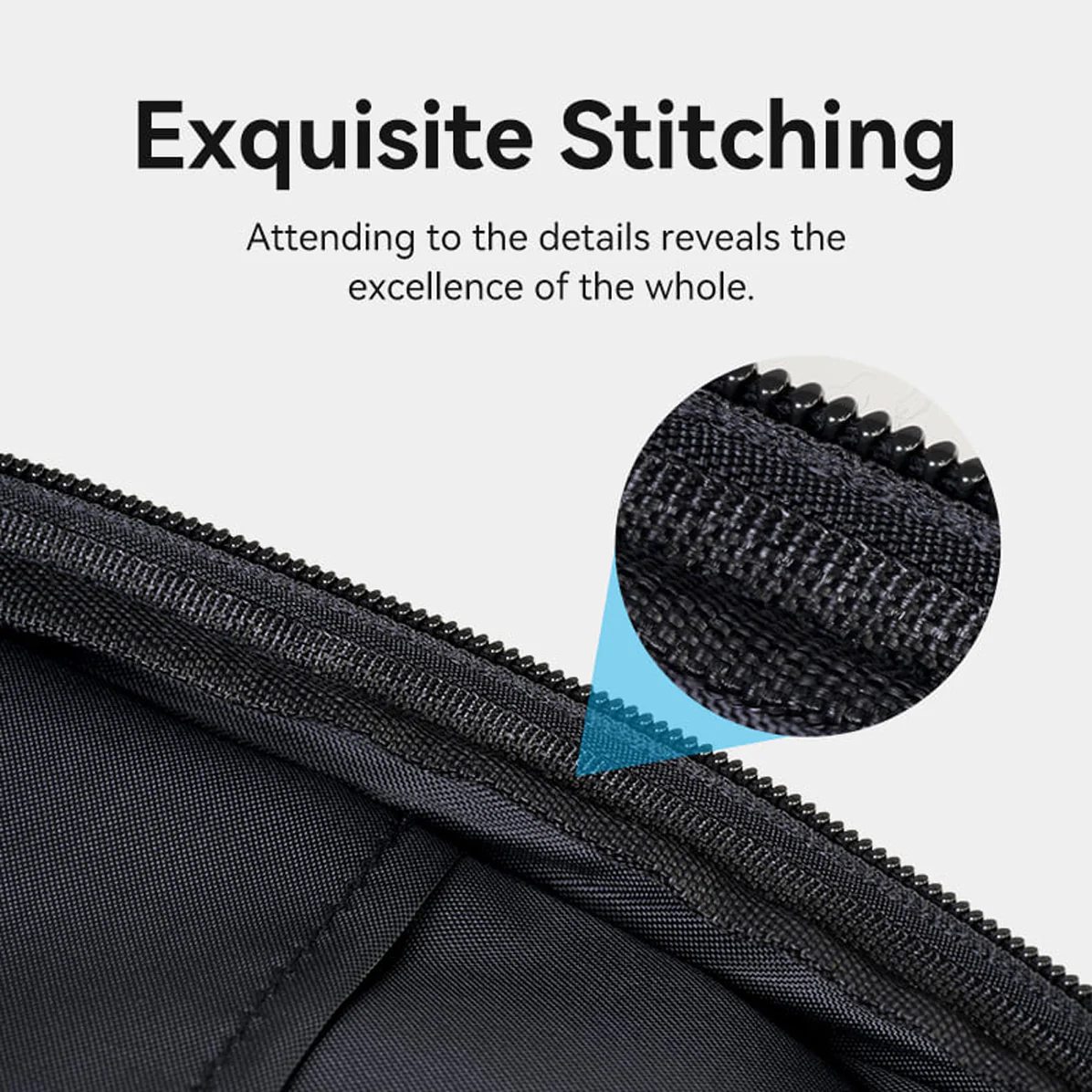 Vention Water-Repellent Laptop Backpack - 20L (Black) (KRMB0) - Image 9