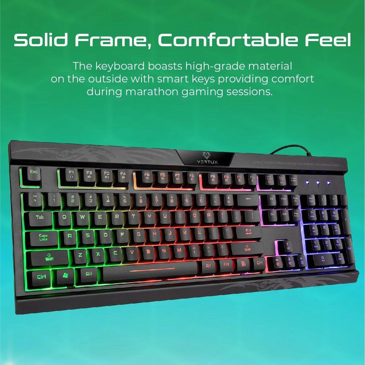 VERTUX AMBER PRO PERFORMANCE GAMING KEYBOARD (EN) - Image 2