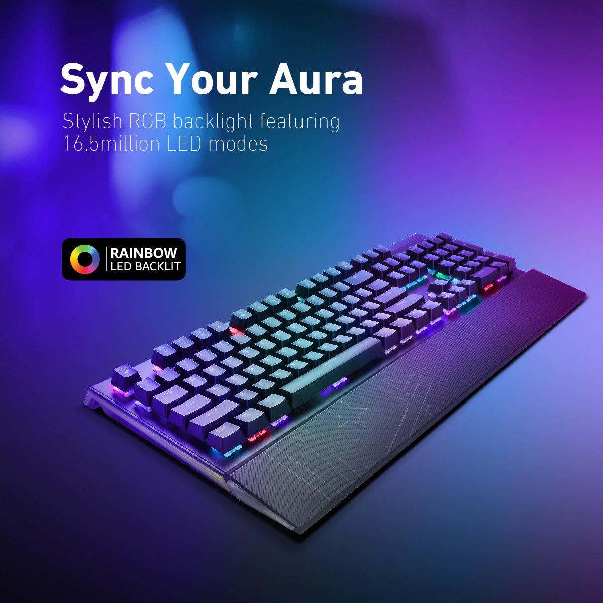 Vertux Toucan Pro-Gamer Mechanical Wired Gaming Keyboard (Blue Mechanical Key) - Image 4
