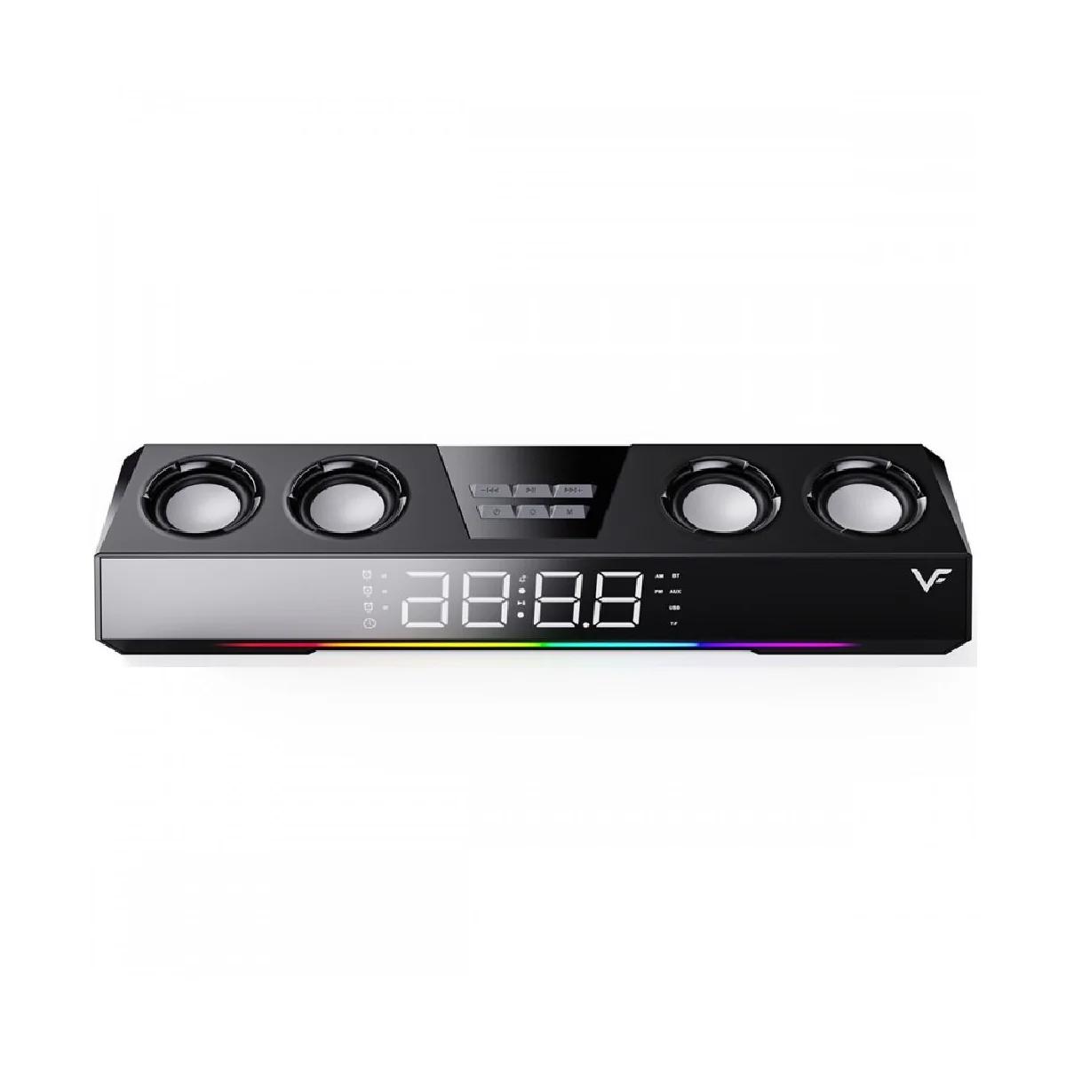 VF Vinnfier Hyperbar U90BT RGB Wireless Portable Soundbar with Alarm Clock Function (U90BT) - Image 3