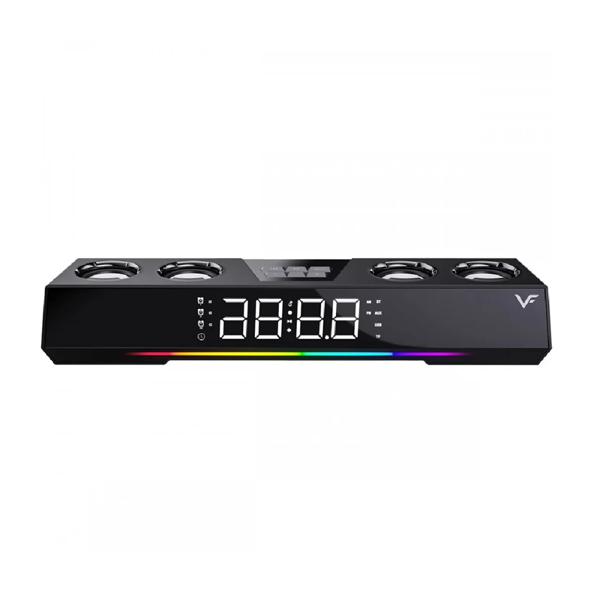 VF Vinnfier Hyperbar U90BT RGB Wireless Portable Soundbar with Alarm Clock Function (U90BT) - Image 4