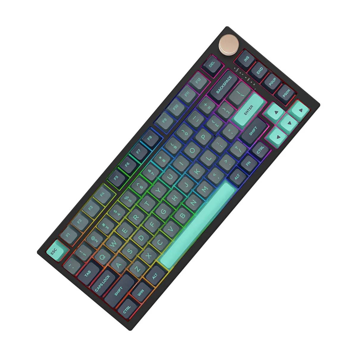 VGN N75 Pro 82 Keys Tri-Mode Mechanical Keyboard (Gray Blue) - Image 3