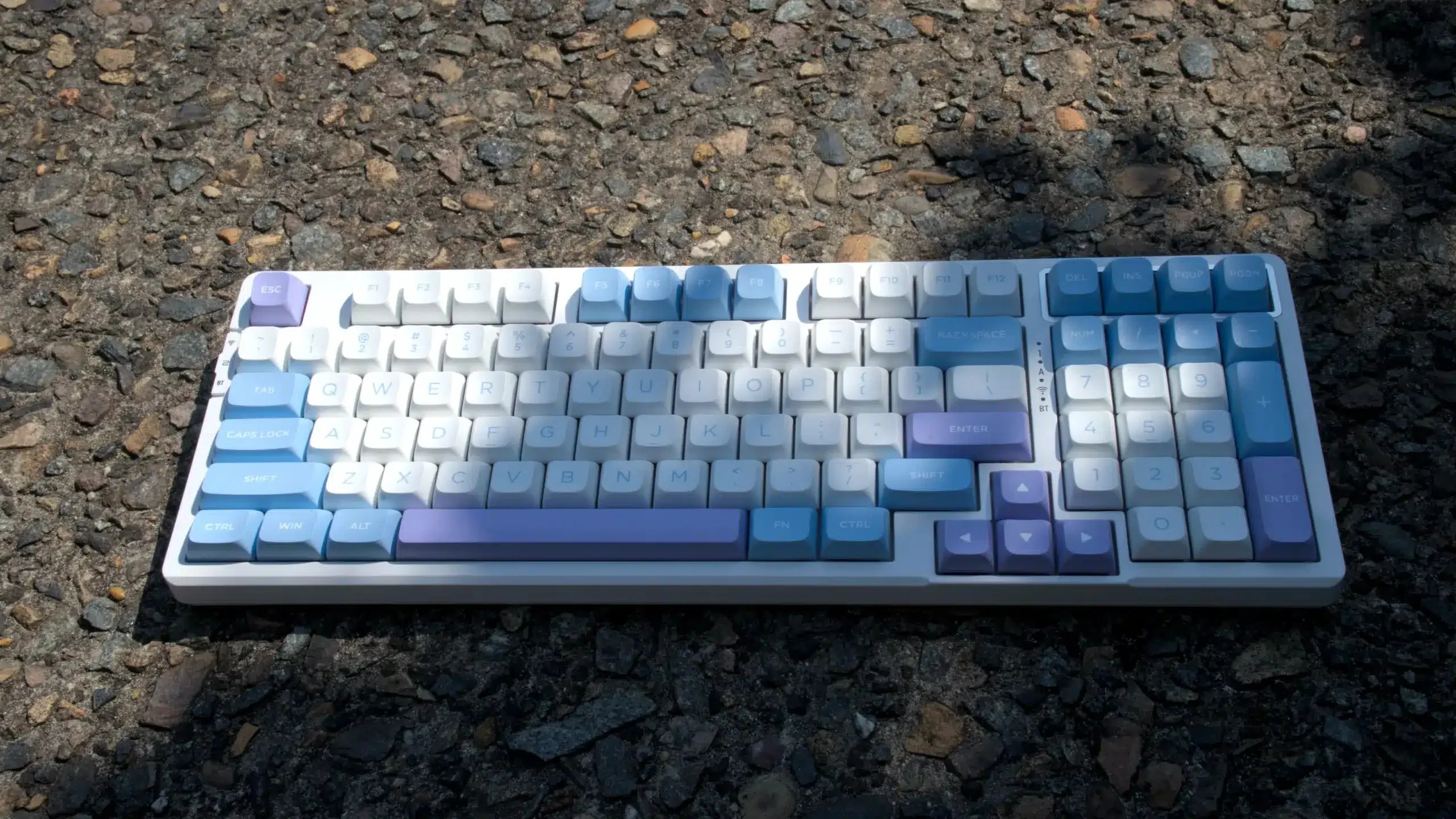 VGN V98 Pro V2 Wireless Gaming Mechanical Keyboard (Steam Wave Pro Switch) (Black Currant, Sea Salt) - Image 13