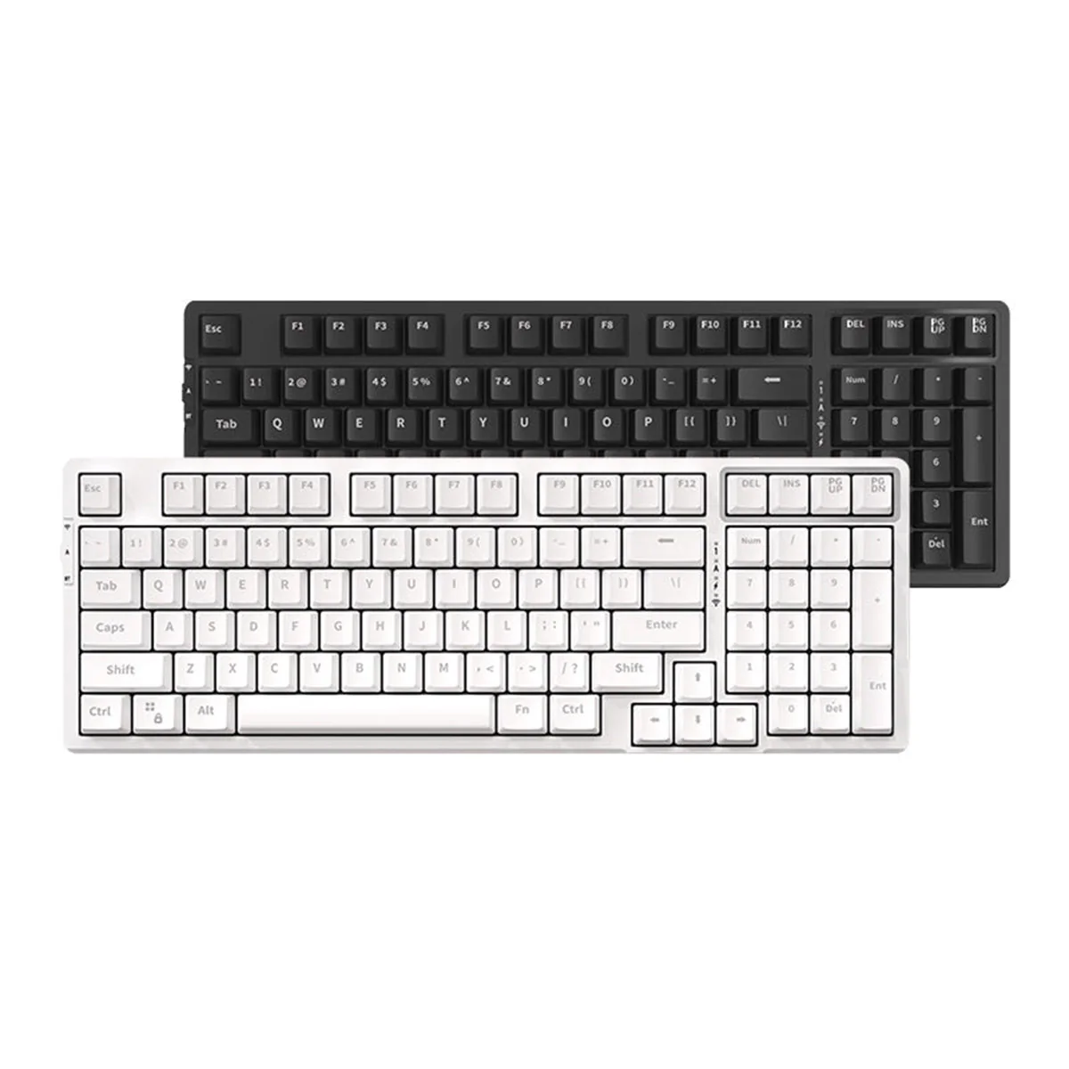 VGN V98 V2 Gaming Mechanical Keyboard Numbani Switch (Black, White) - Image 2