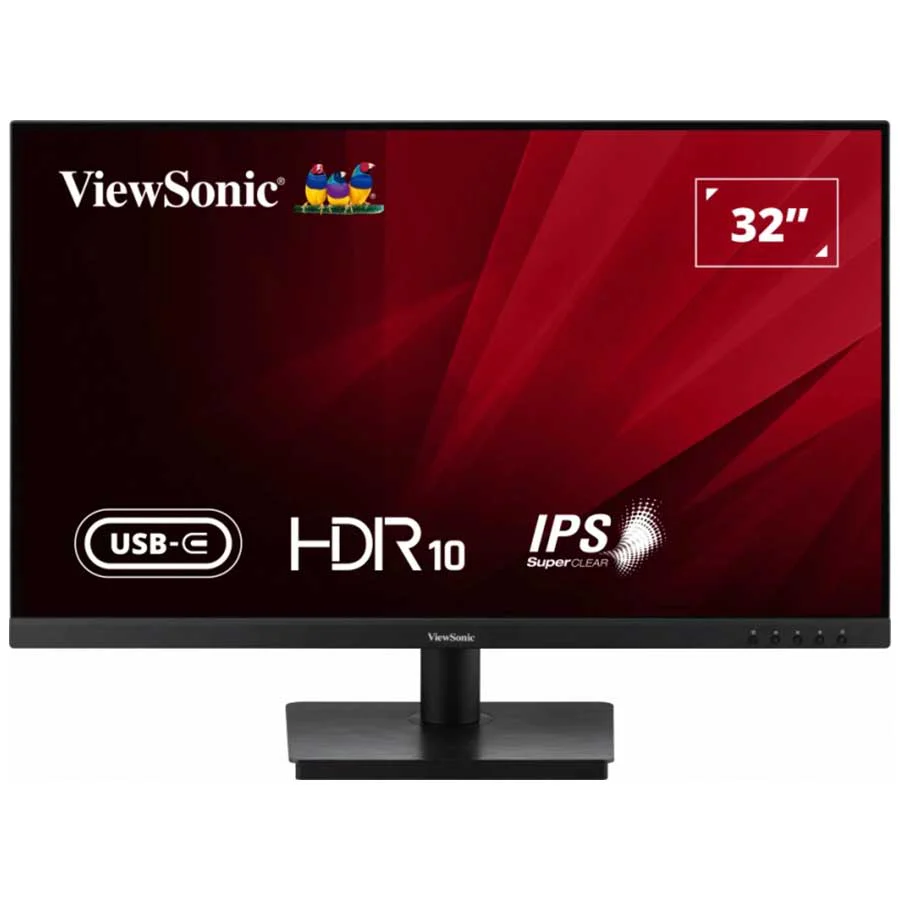 Viewsonic VA3209U-4K 32" UHD (3840x1600) 60Hz 4ms GTG IPS Monitor with USB-C & Speakers - Image 2