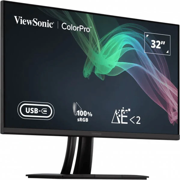 VIEWSONIC VP3256-4K Colorpro 32" 4K UHD Pantone Validated 100% SRGB & Factory Pre-Calibrated Monitor WITH 60W USB-C - Image 6