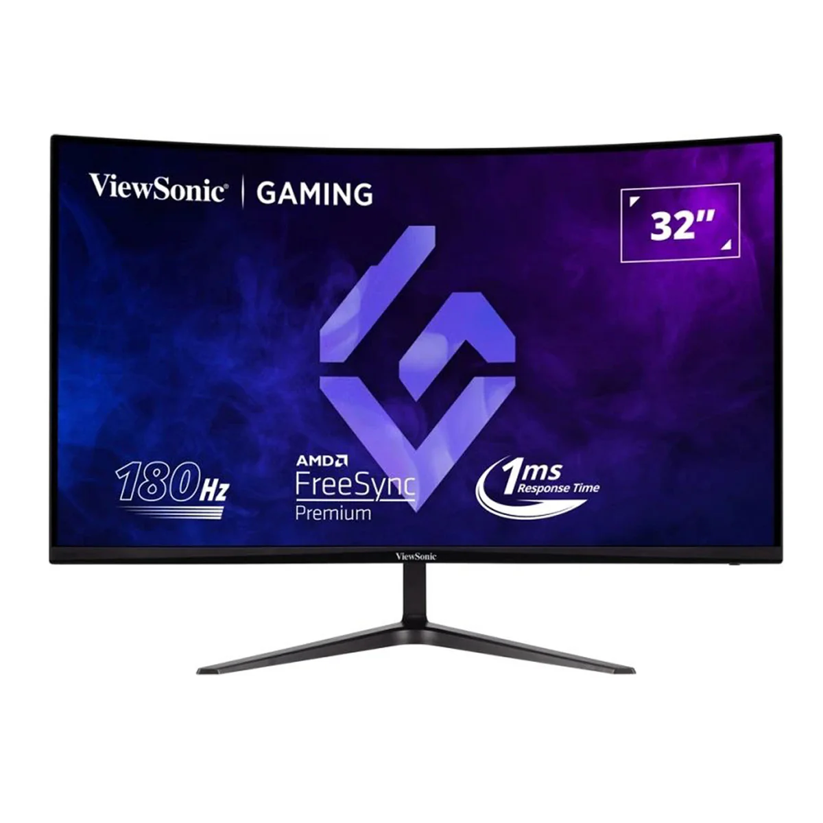 ViewSonic VX3218C-2K 32" QHD (2560x1440) 180Hz 1ms MPRT VA Curved Gaming Monitor with Tilt Adjustment - Image 2