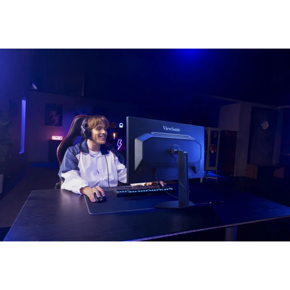ViewSonic XG2730D-4K 27" Dual Mode UHD 144Hz/ FHD 288Hz 1ms MPRT SuperClear IPS Esports Gaming Monitor with Height/ Tilt/ Pivot Adjustment - Image 6