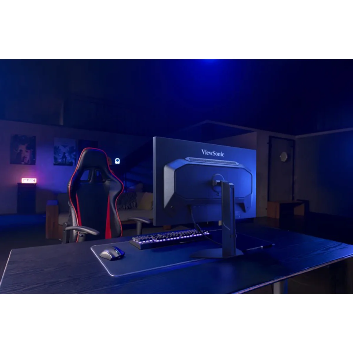 ViewSonic XG2730D-4K 27" Dual Mode UHD 144Hz/ FHD 288Hz 1ms MPRT SuperClear IPS Esports Gaming Monitor with Height/ Tilt/ Pivot Adjustment - Image 7