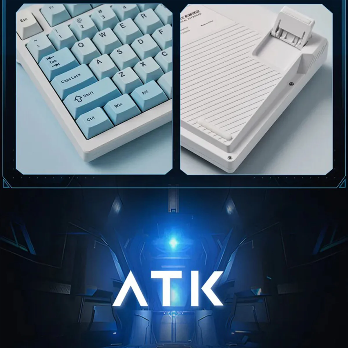 VXE V75 Pro Wireless Gaming Mechanical Keyboard Azure - Image 6