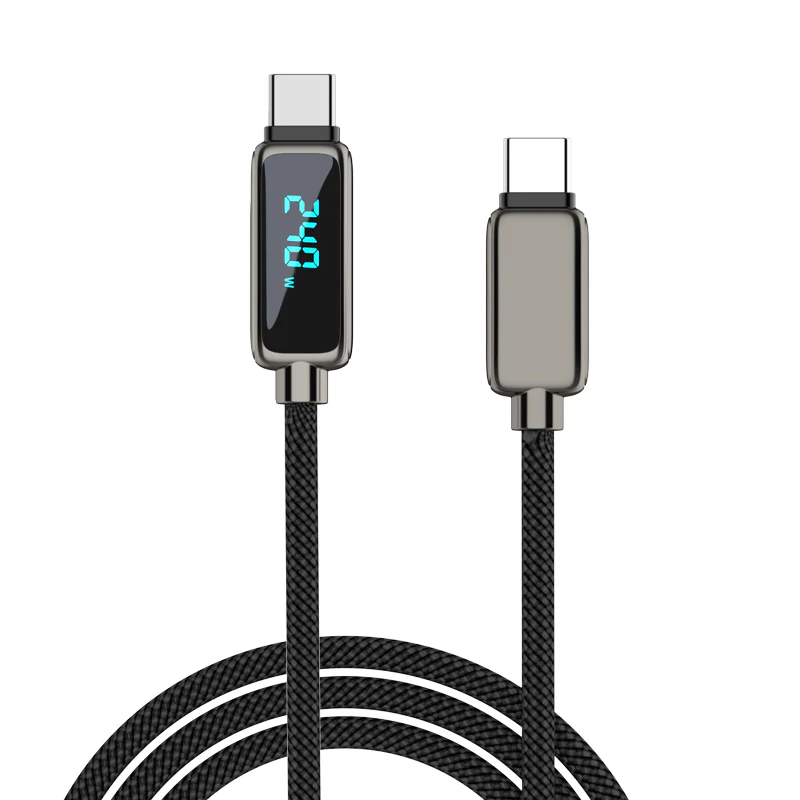 Vyvylabs ThunderBird Smart Charge 240W Display Cable Type-C to Type-C (1M, 2M) (Black) (VCLNCC1-BK-PP, VCLNCC2-BK-PP) - Image 11