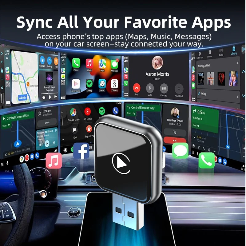 Vyvylabs U90 Wireless Adapter for CarPlay (VJU90) - Image 4