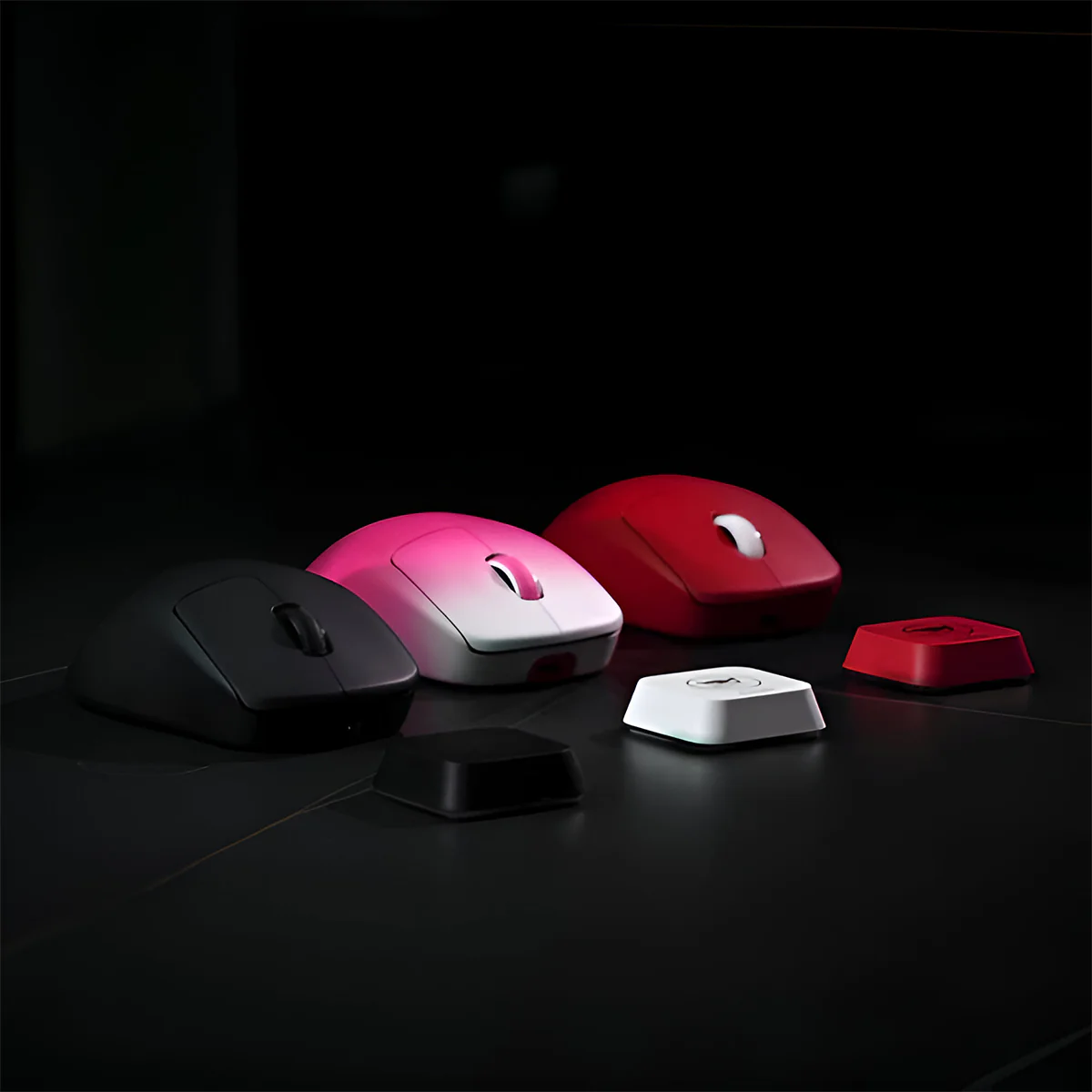 Waizowl OGM Pro V2 Wireless Ultralight Tri-Mode eSports Mouse (Black, Red, Pink) - Image 3