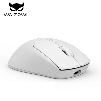 Waizowl OGM Pro Wireless Tri-Mode Gaming Mouse (White) - Image 2