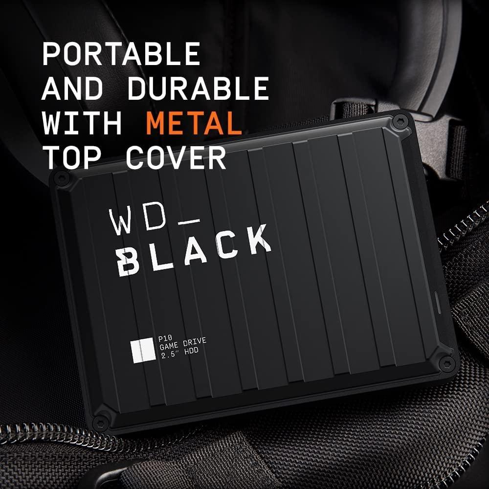 WD Black P10 4TB Game Drive Compatible With Playstation/XBox/PC (WDBA3A0040BBK-WESN) - Image 4