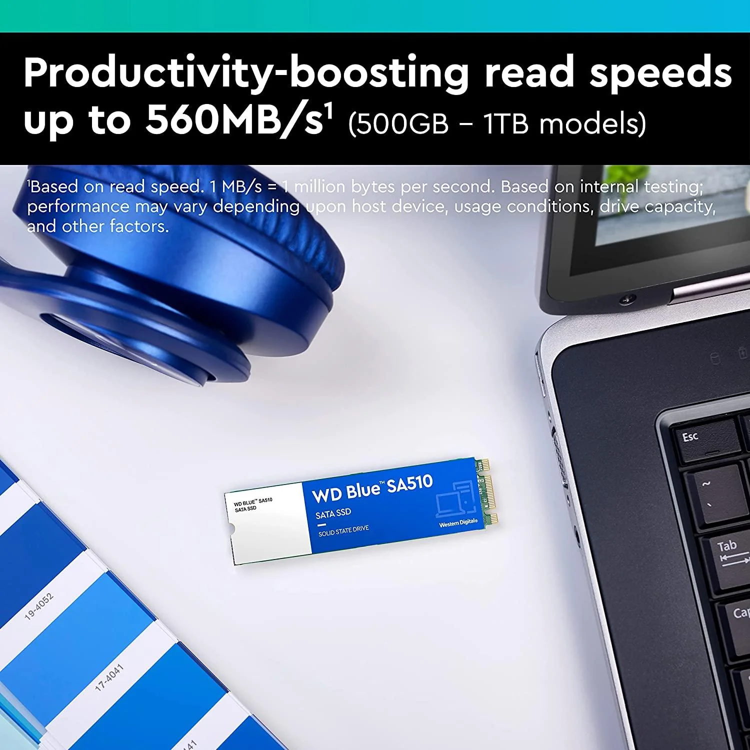 WD Blue SA510 500GB Sata SSD M.2 2280 (WDS500G3B0B-00AXS0) - Image 7