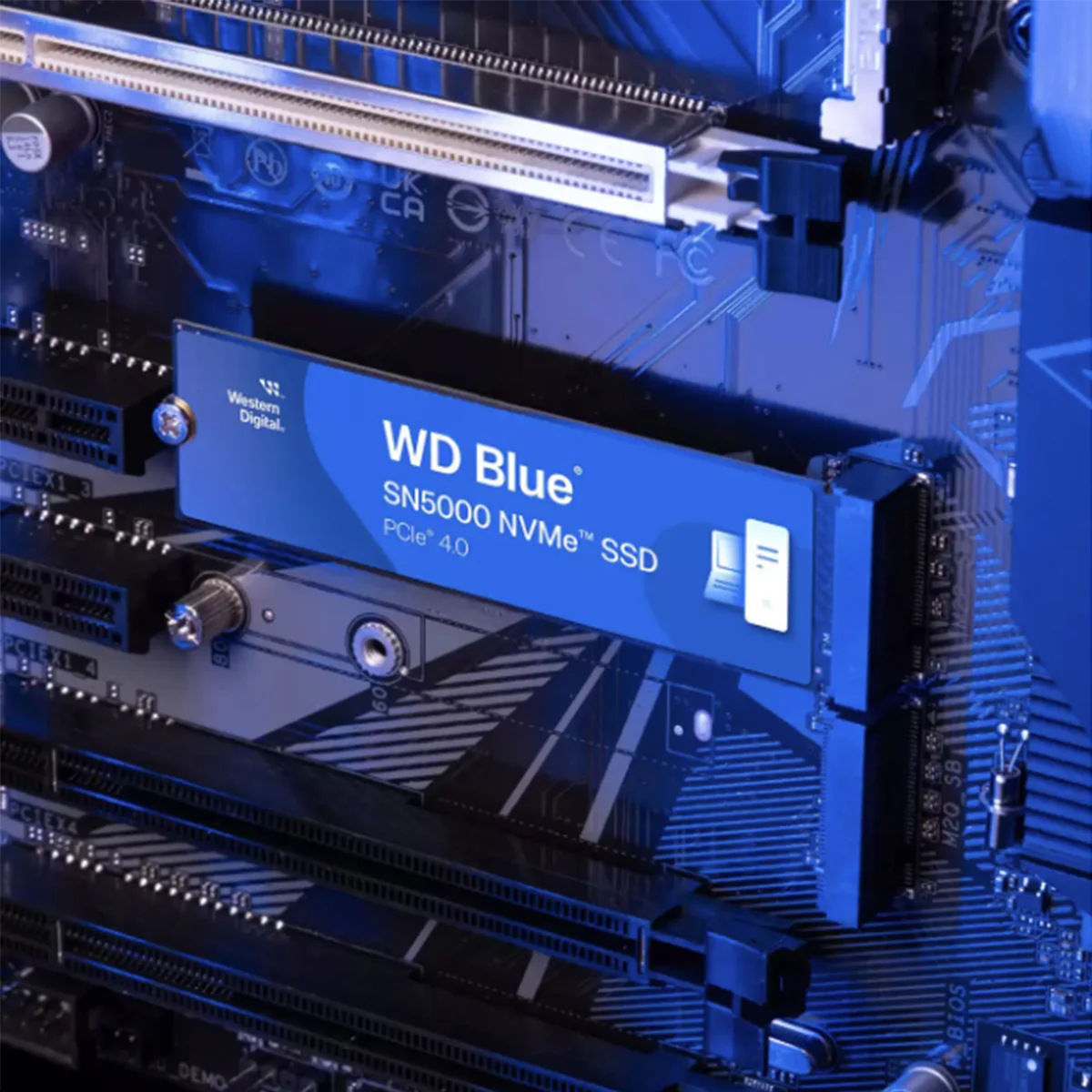 WD Blue SN5000 1TB NVMe PCIe Gen 4.0 M.2 2280 Up to 5,150MB/s Read Internal SSD (WDS100T4B0E) - Image 5